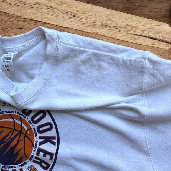 NBA Phoenix Suns Team Print White Soft Long Crewneck Sweatshirt Women's XL NWOT - Picture 6 of 9